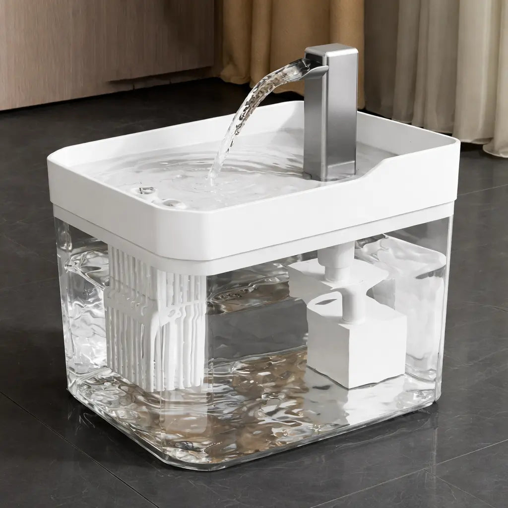 Fonte de Água Com Filtro Automático Para Gatos