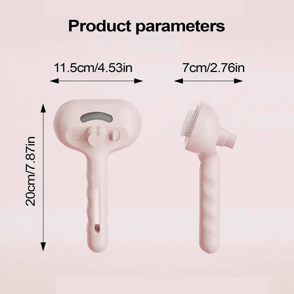 Escova a Vapor 3 em 1 para Gatos