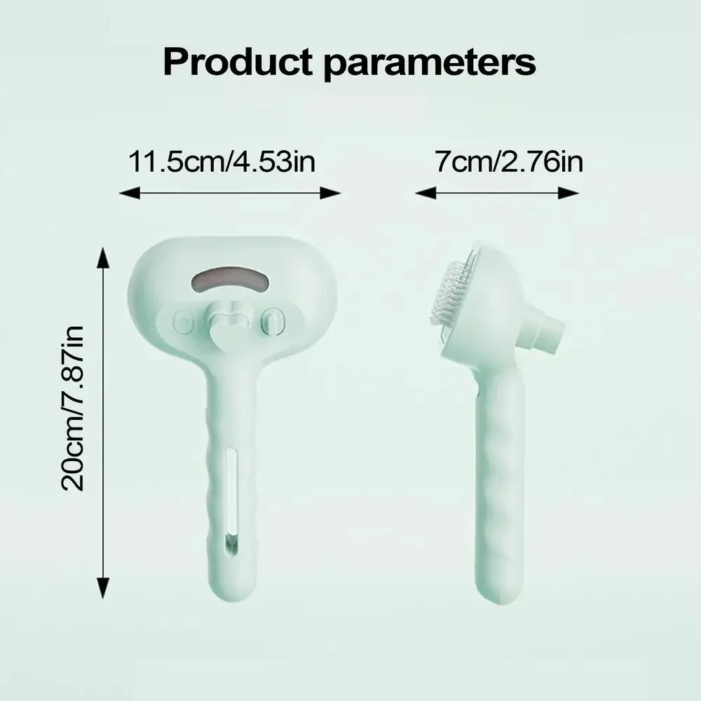 Escova a Vapor 3 em 1 para Gatos