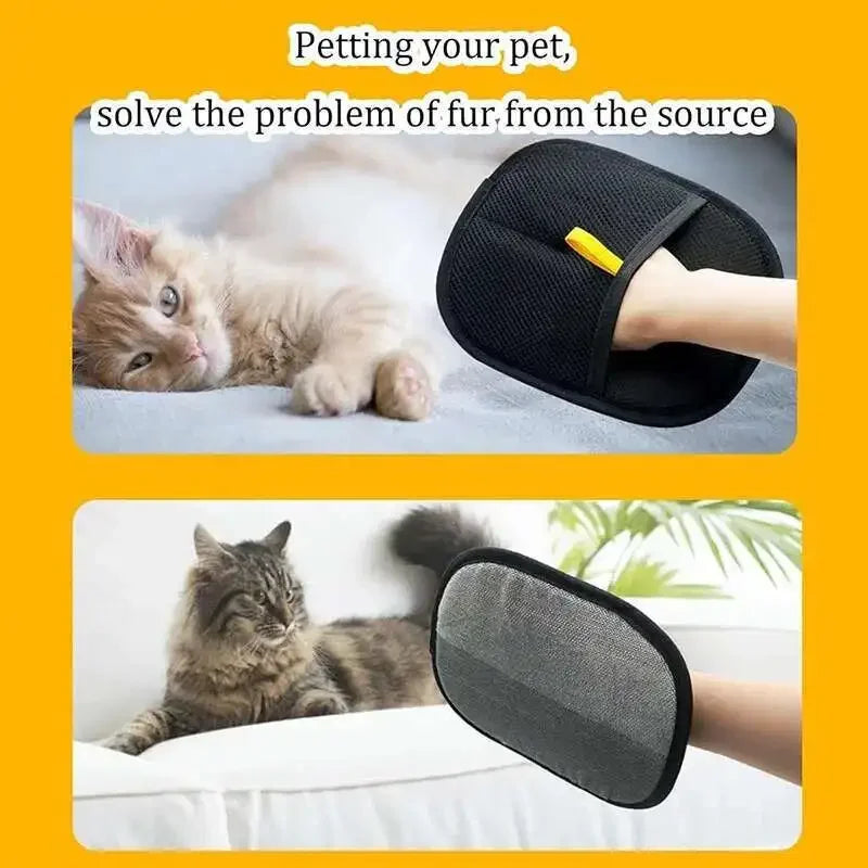 Luvas para Remoção de Pelos de Gato