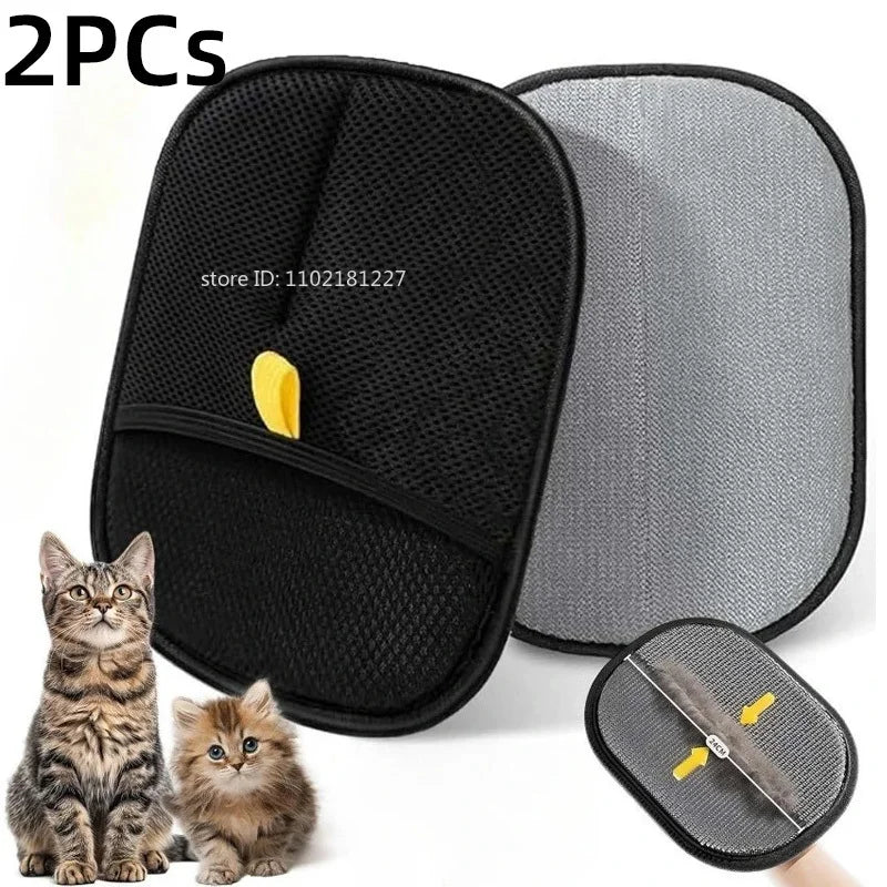 Luvas para Remoção de Pelos de Gato