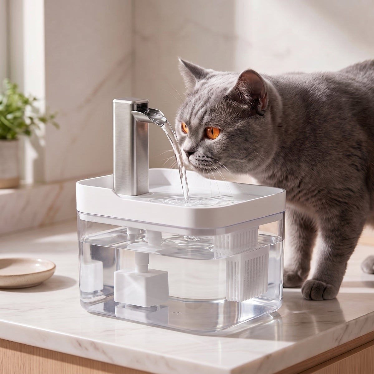 Fonte Automática para Gatos