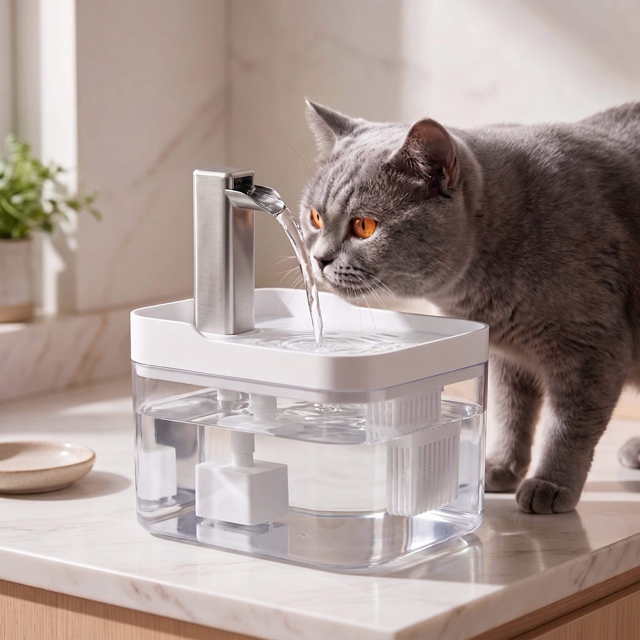 Fonte Automática para Gatos e Brindes