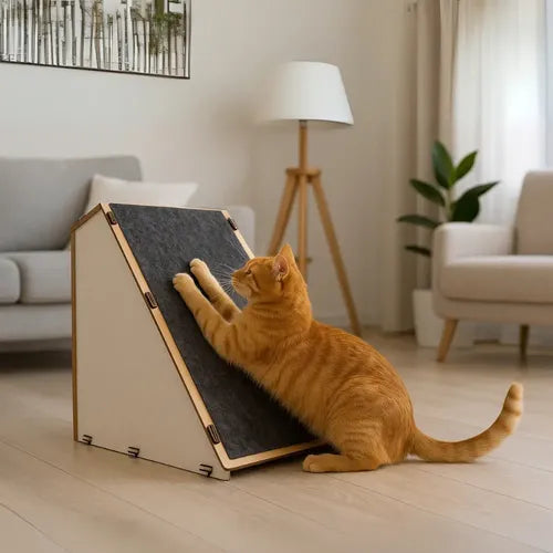 Arranhador com Rampa Anti-Estresse para Gatos