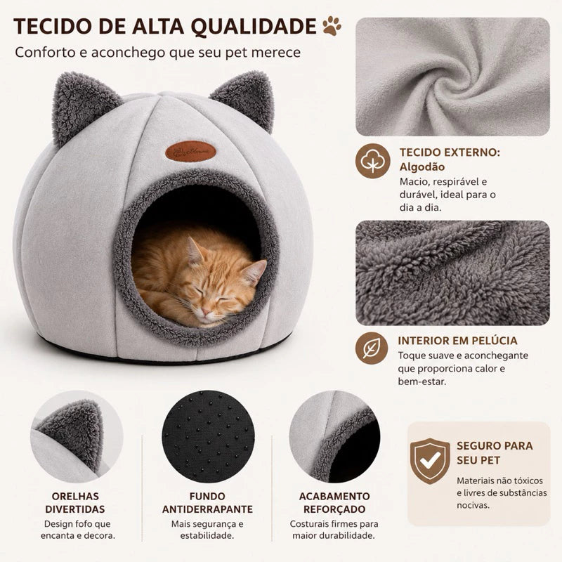 Caverna Aconchegante para Gatos