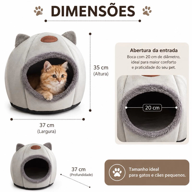 Caverna Aconchegante para Gatos