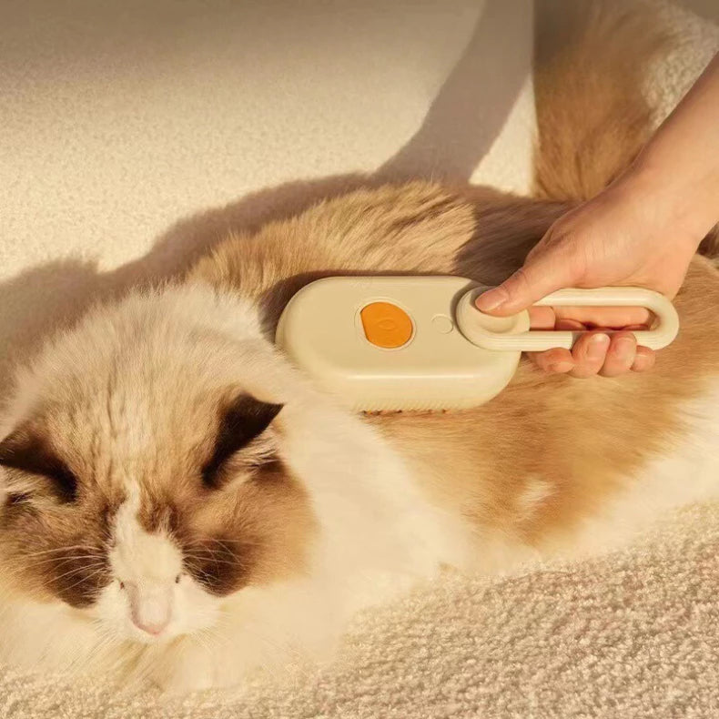 Escova Vaporizadora de Pelos para Gatos