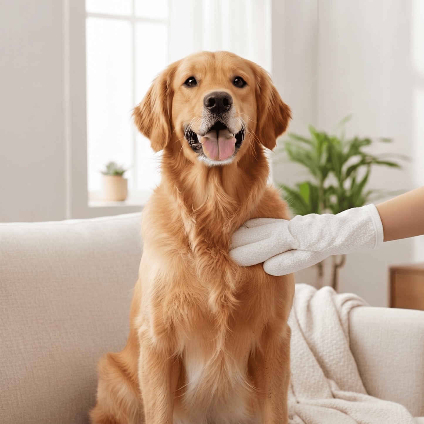 Luva Umedecida para Banhos - Cachorros e Gatos!